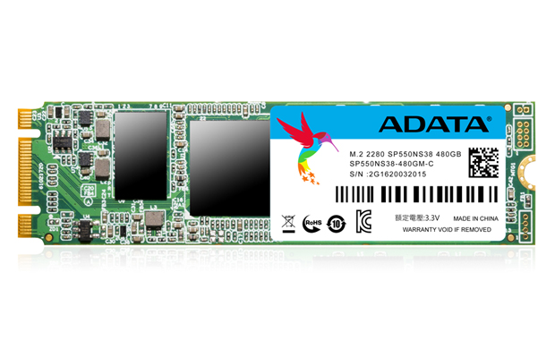 ADATA Launches the Premier SP550 M.2 2280 SATA 6Gb/s SSD