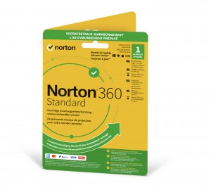 Gen Digital NORTON 360 STANDARD 10GB BN 1 USER 1 DEVICE 12MO GENERIC ENR RSP DVDSLV GUM