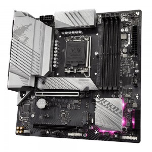Gigabyte B760M AORUS ELITE AX Motherboard - Supports Intel Core 14th Gen CPUs, 12*+1+1 Phases Digital VRM, up to 7800MHz DDR5 (OC), 2xPCIe 4.0 M.2, Wi-Fi 6E, 2.5GbE LAN, USB 3.2 Gen 2