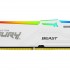 Kingston Technology FURY Beast 32GB 6000MT/s DDR5 CL30 DIMM (Kit of 2) White RGB EXPO