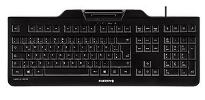 CHERRY KC 1000 SC keyboard USB AZERTY Belgian Black