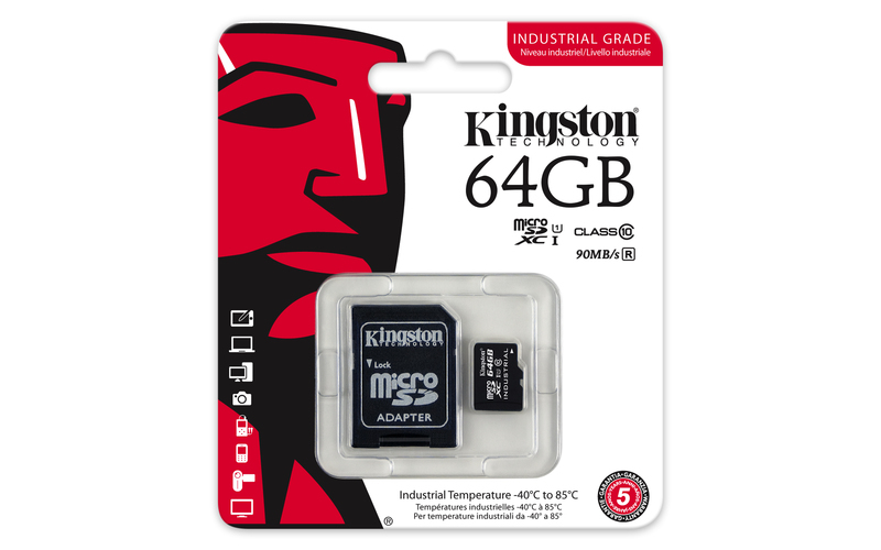 Available Now ! Kingston Industrial Temperature microSD UHS-I Card