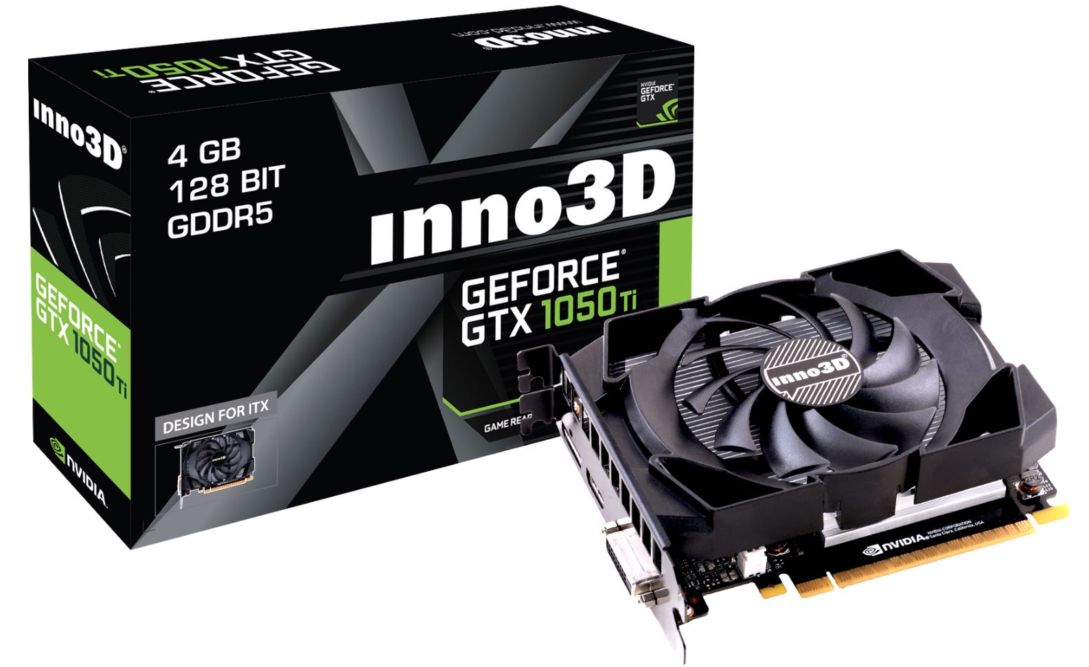INNO3D completes its latest generation graphic cards with GEFORCE GTX 1050 / 1050 TI