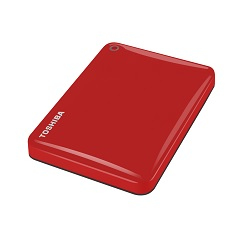 Toshiba Canvio Connect II 1TB external hard drive 1000 GB Red