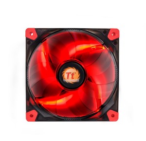 Thermaltake Luna 12 LED Re Computer case Fan 12 cm Black, Red, Transparent