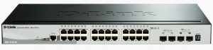 D-Link DGS-1510 Managed L3 Gigabit Ethernet (10/100/1000) Black