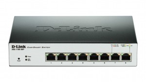D-Link DGS-1100-08P network switch Managed L2 Gigabit Ethernet (10/100/1000) Power over Ethernet (PoE) Black