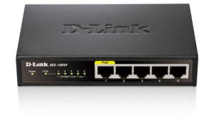 D-Link DES-1005P network switch Unmanaged Black Power over Ethernet (PoE)