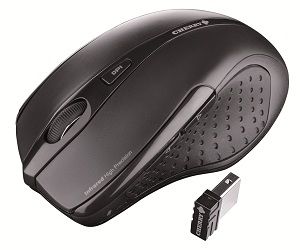 CHERRY MW 3000 Wireless Mouse, Black, USB