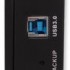Manhattan Drive Enclosure (Euro 2-pin plug), 5 Gbps (USB 3.2 Gen1 aka USB 3.0), SATA, 3.5, One-touch backup button, SuperSpeed USB, Black, Sturdy, Plastic, Three Year Warranty, Boxed
