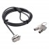 Dicota D30971 cable lock Black,Silver 2 m