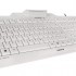 CHERRY KC 1000 SC keyboard USB AZERTY Belgian White