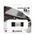Kingston Technology DataTraveler 80 USB flash drive 32 GB USB Type-C 3.2 Gen 1 (3.1 Gen 1) Black, Silver