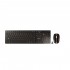 CHERRY DW 9000 SLIM keyboard RF Wireless + Bluetooth AZERTY Belgian Black, Copper