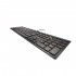 CHERRY KC 6000 Slim keyboard USB AZERTY Belgian Black