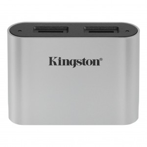 Kingston Technology USB3.2 Gen1 Workflow Dual-Slot microSDHC/SDXC UHS-II Card Reader