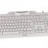 CHERRY KC 1000 SC keyboard USB AZERTY Belgian White