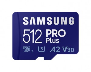Samsung PRO Plus memory card 512 GB MicroSDXC UHS-I Class 10