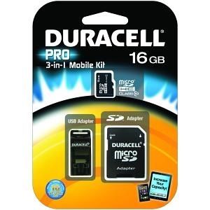 Duracell 16GB MicroSDHC memory card Class 10