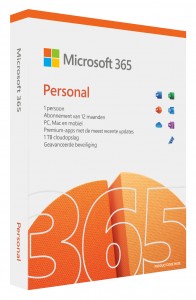 Microsoft 365 Personal 1 license(s) Subscription Dutch 1 year(s)