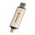 Transcend JetFlash 930C USB flash drive 128 GB USB Type-A / USB Type-C 3.2 Gen 1 (3.1 Gen 1) Gold