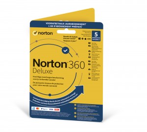 Gen Digital NORTON 360 DELUXE 50GB BN 1 USER 5 DEVICE 12MO GENERIC RSP DVDSLV GUM