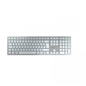 CHERRY KW 9100 SLIM FOR MAC keyboard USB + Bluetooth AZERTY French Silver