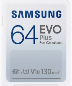 Samsung EFLASH SD Card / EVO PLUS 64Gb Classe 10