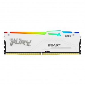 Kingston Technology FURY 64GB 5600MT/s DDR5 CL40 DIMM (Kit of 4) Beast White RGB XMP