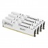Kingston Technology FURY Beast 64GB 5600MT/s DDR5 CL40 DIMM (Kit of 4) White XMP