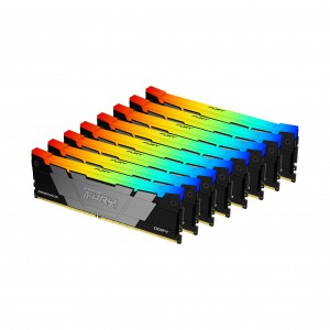 Kingston Technology FURY 256GB 3200MT/s DDR4 CL16 DIMM (Kit of 8) Renegade RGB