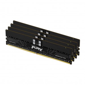 Kingston Technology FURY 64GB 6400MT/s DDR5 ECC Reg CL32 DIMM (Kit of 4) Renegade Pro XMP