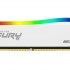 Kingston Technology FURY 32GB 3200MT/s DDR4 CL16 DIMM (Kit of 2) Beast White RGB SE