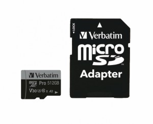Verbatim Pro U3 512GB Micro SDXC Card