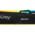 Kingston Technology FURY Beast 8GB 4800MT/s DDR5 CL38 DIMM Black RGB