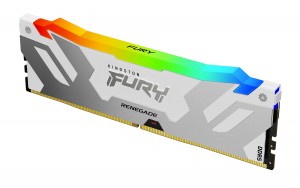 Kingston Technology FURY 32GB 6400MT/s DDR5 CL32 DIMM Renegade RGB White XMP