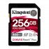 Kingston Technology 256GB Canvas React Plus SDXC UHS-II 300R/260W U3 V90 for Full HD/4K/8K