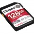 Kingston Technology 128GB Canvas React Plus SDXC UHS-II 280R/100W U3 V60 for Full HD/4K