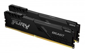 Kingston Technology FURY 16GB 3733MT/s DDR4 CL19 DIMM (Kit of 2) Beast Black