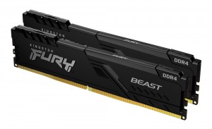 Kingston Technology FURY 64GB 3200MT/s DDR4 CL16 DIMM (Kit of 2) Beast Black