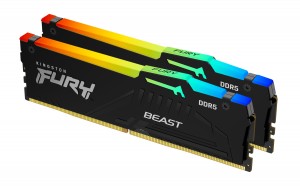 Kingston Technology FURY Beast 32GB 6000MT/s DDR5 CL30 DIMM (Kit of 2) RGB XMP