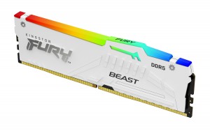 Kingston Technology FURY Beast 32GB 6000MT/s DDR5 CL30 DIMM White RGB XMP