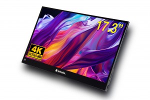 Verbatim Portable Touchscreen Monitor Ultra HD 4K - 17.3”