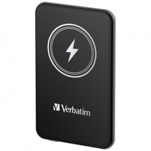 Verbatim Charge n Go Magnetic Wireless Power Bank 5000mAh Black